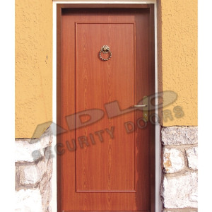 ADLO - security door TEDUO, slat L100, with door-knock, for the exterior