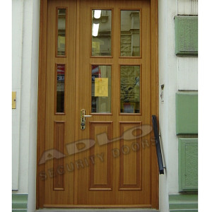 ADLO - Security door ADUO atypical, glass, double-wing, panel design