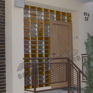 ADLO - Security door ARDEN, design AQUA