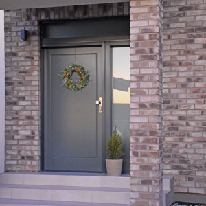 ADLO - Exterior dvere Lisbeo, category Termo, glass P370 atypical, door surface RAL 7024