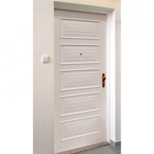 ADLO - Security door ADUO, atypical panel shape, surface white