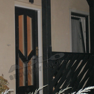 ADLO - Security door ADUO, surface Sprela, glass P401, AQUA