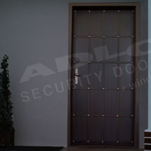 ADLO - Security door ZENEX, extra security, atypical surface, steel grate
