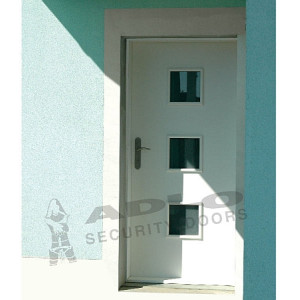 ADLO - Security door TEDUO, from outside, atypical glass, two-coloured surface