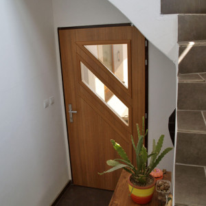 ADLO - Security door Kasto, glass P453, Termo exterior door, armour triple-pane glass Termo