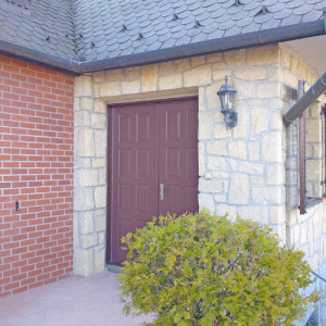 ADLO - Security door ADUO, two wings, panel design KV0-1 351, dimensions 230 cm x 170 cm