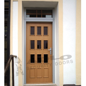 ADLO - Security door TEJEN M4, atypical glass, exterior