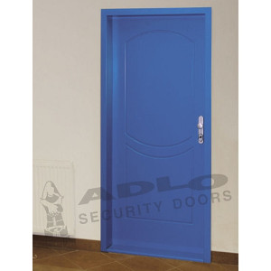ADLO - Security door TEJEN M4, profile Color F151, blue