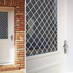 ADLO - exterior Termo door Teduo, glass PS101, 90/220, Termo triple-pane glass + inner grate