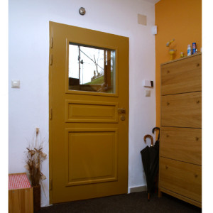 ADLO - Security door ARDEN, atypical glass, panel, triple-pane glass