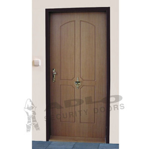 ADLO - Security door ARDEN, profile Veneer F154, with door-knocker