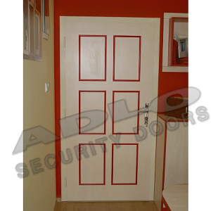 ADLO - Security door TEDUO, slat design L350, slats Color