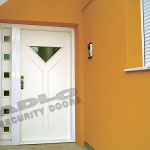 ADLO - Security door ADUO, glass P451, with side-skylight