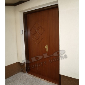 ADLO - security door ARDEN, double-wing, slat, LB 503, h:220cm x w:130cm