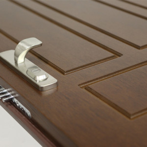 ADLO - Security door TEDUO, surface Veneer Oak M113, profile design, shape F 320