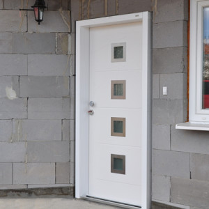 ADLO - Security Entrance Door ARDEN, atypical glass, exterior Termo