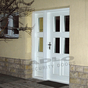 ADLO - Security door TEDUO, glass P351, with side-skylight