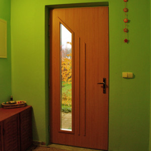 ADLO - Security door Kasto, Glass P371, Termo exterior triple-pane glass, 90x210cm