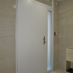 ADLO - Security door ADUO, Termo exterior, armour-plate triple-pane glass skylights