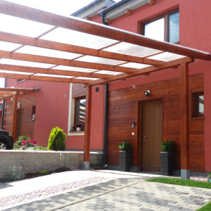 ADLO � exterior Termo door ADUO, atypical slats, handle-handle, handle Astra stainless steel matt