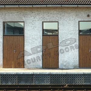 ADLO - Security door TESIM, one- or double-wing, with top-skylights