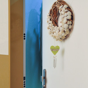 ADLO - Security door ARDEN, two-coloured surface of the door and the doorframe, different on the inside and outside