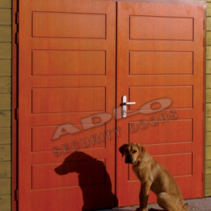 ADLO - security door ZENEX, double-wing, atypical Veneer 210x220cm