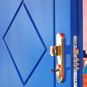 ADLO - security door ADUO, profile Color F157, apartment entrance, noise-proof