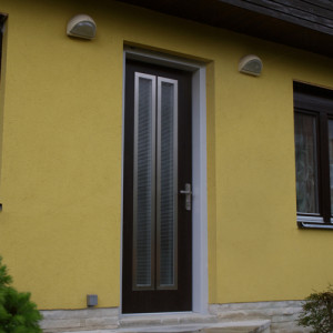 ADLO - Security Termo door TEDUO, glass, triple-pane armor style P372 glass Edelit P5A, height 226cm