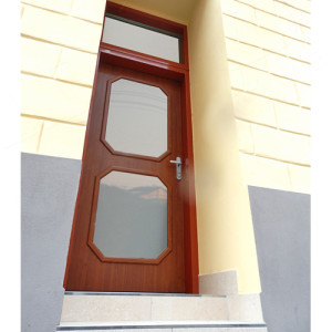 ADLO - Security door ADUO, Termo Exterior, glass P221, top skylight, Termo triple-panel glass