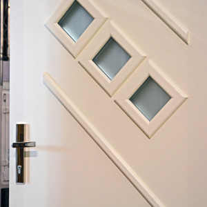 ADLO - Security Termo door KASIM, glass P520, triple-pane glass, door surface Geta 242, glass Matelux