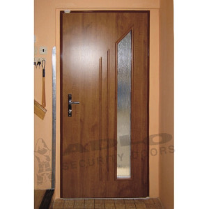 ADLO - Security door ADUO, glass P371, surface Sprela, from inside