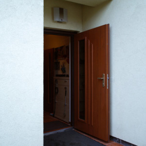 ADLO - Security door TEDUO, glass P370, Termo Exterior, Termo triple-pane glass