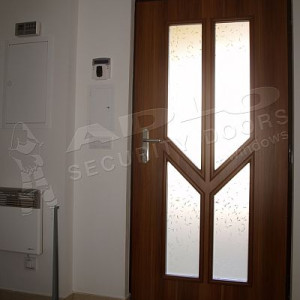 ADLO - Security door TEJEN M4, Termo exterior, glassP401, inside view