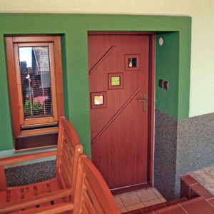 ADLO - Security Termo door KASIM, Termo triple-pane glass P522, door height 179 cm, boiler room entrance