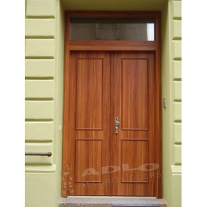 ADLO - Security door TESIM, slat, double-wing, with top skylight