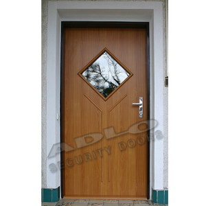 ADLO - security door TEJEN M4, glass P450, surface Sprela, for the exterior