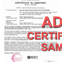 ADLO Security doors - Elite category, RC1