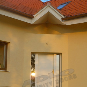 ADLO - security door ADUO, plain, for the exterior, with side-skylight