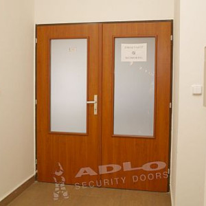 ADLO - security door TEDUO, 80 x 80cm, glass atypical, double-wing