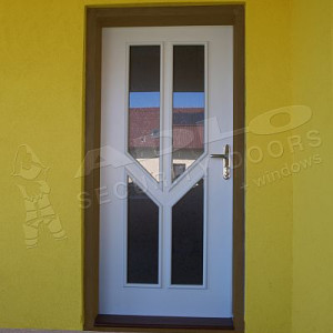 ADLO - Security door TEJEN M4, Termo exterior, glass P401, outside view