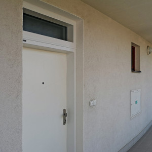 ADLO - exterior Termo door ADUO, courtyard apartment, top skylight, configuration height 245 cm