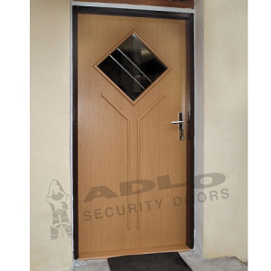ADLO - Security door ARDEN, glass P450, surface Sprela, exterior