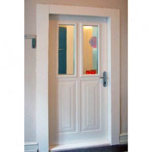 ADLO - security door ADUO, atyp panel shape, glass