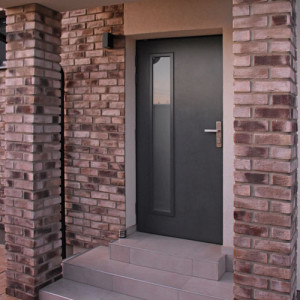 ADLO - Exterior dvere Lisbeo, category Termo, glass P370 atypical, door surface RAL 7024