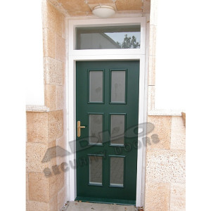 ADLO - Security door TEJEN M4, glass P352, with top-skylight