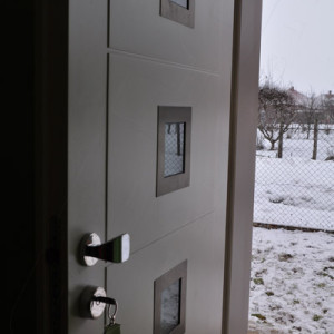 ADLO - Security door Teduo, glass Termo exterior, isolating Termo triple-pane glass