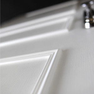 ADLO - Security door ZENIT, slat design, surface white 113, rustic slats, slat shapes LR-250