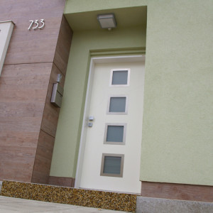 ADLO - Security Termo door LISBEO, Termo triple-pane P554, entrance door into a family house