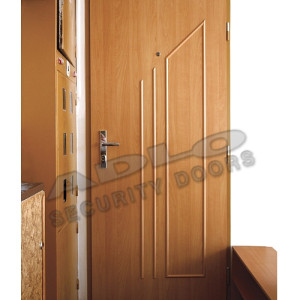 ADLO - security door TEJEN M4, slat L371, for the interior, beech surface
